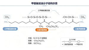 甲基氟硅油核心成分解析：三氟丙基侧基与甲基封端